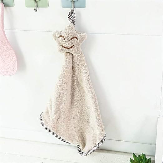 Star Kitchen Cleaning Towel, Microfiber Hanging Hand Towel, Cute Baby Towel, Bathing Towel For Children Kids Bathroom, Soft Hand Drying Towel, Coral Velvet Absorbent Cloth, Sink Towel with Loop, Hand Kitchen Towel Napkin with Ties Star Kitchen Cleaning Towel, Microfiber Hanging Hand Towel, Cute Baby Towel, Bathing Towel For Children Kids Bathroom, Soft Hand Drying Towel, Coral Velvet Absorbent Cloth, Sink Towel with Loop, Hand Kitchen Towel Napkin with Ties